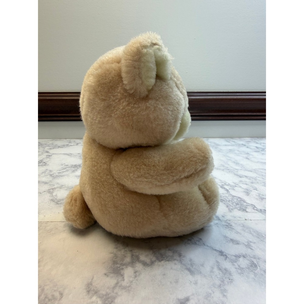 Vintage Honey Beige Plush Teddy Bear Soft Stuffed Animal Toy 7 Inch Small - Picture 3 of 9